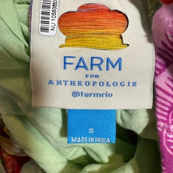 Anthropologie Farm Rio Tiered Floral‎ Maxi Skirt- Small